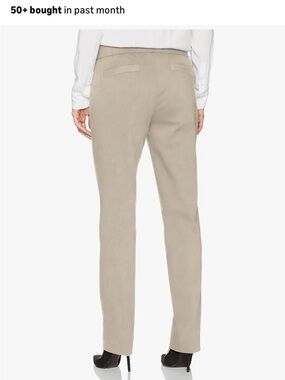Briggs New York Slim Straight Trousers in Light Blush